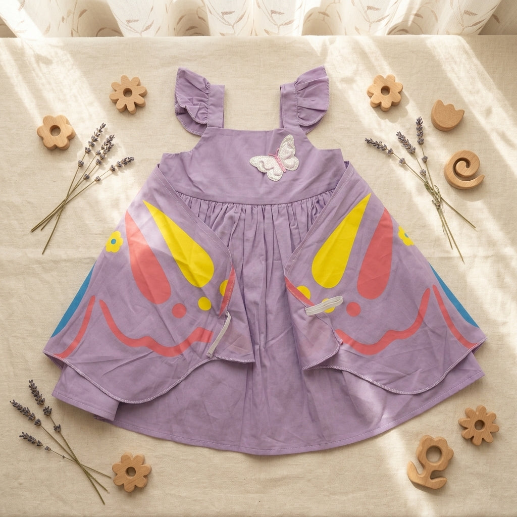 Butterfly Dress-Purple