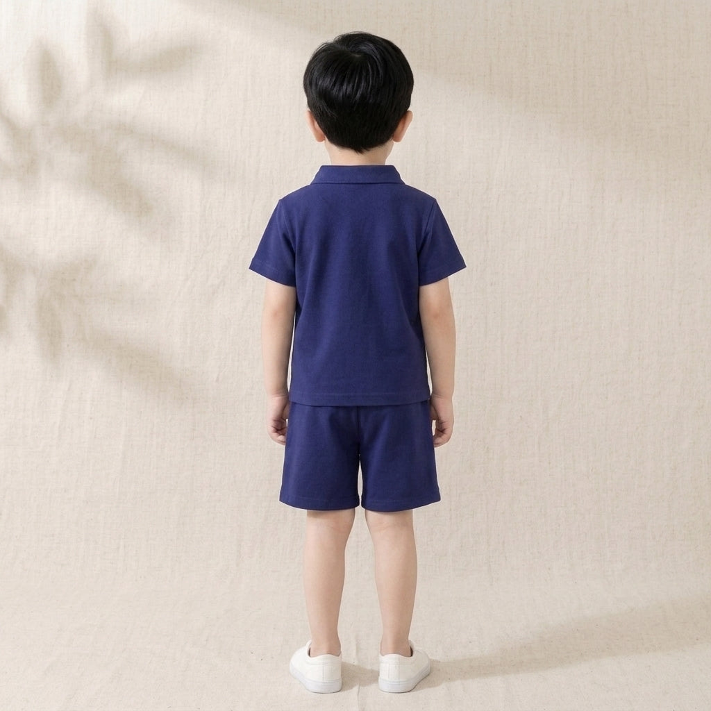 PoloNavyBlue Shortset