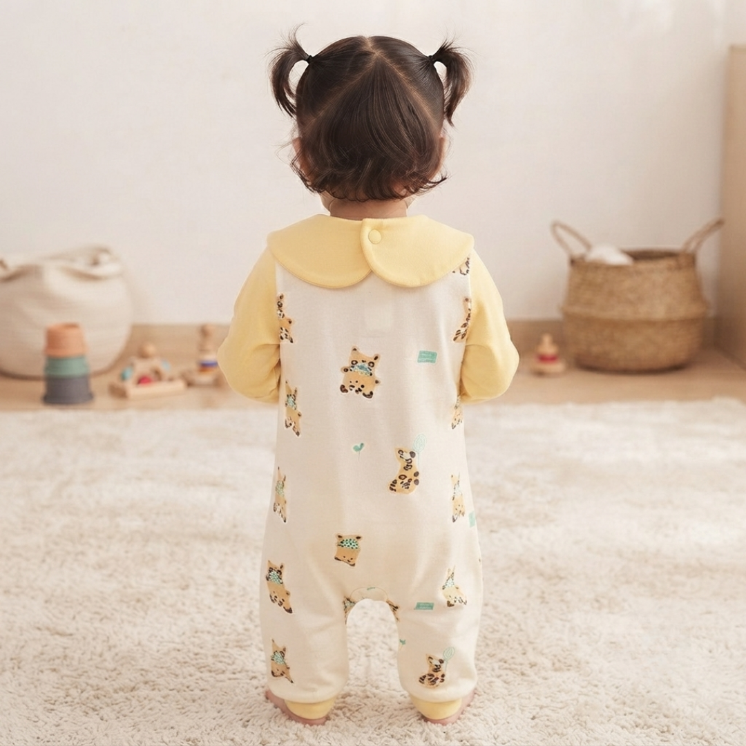 Yellow Bib Romper