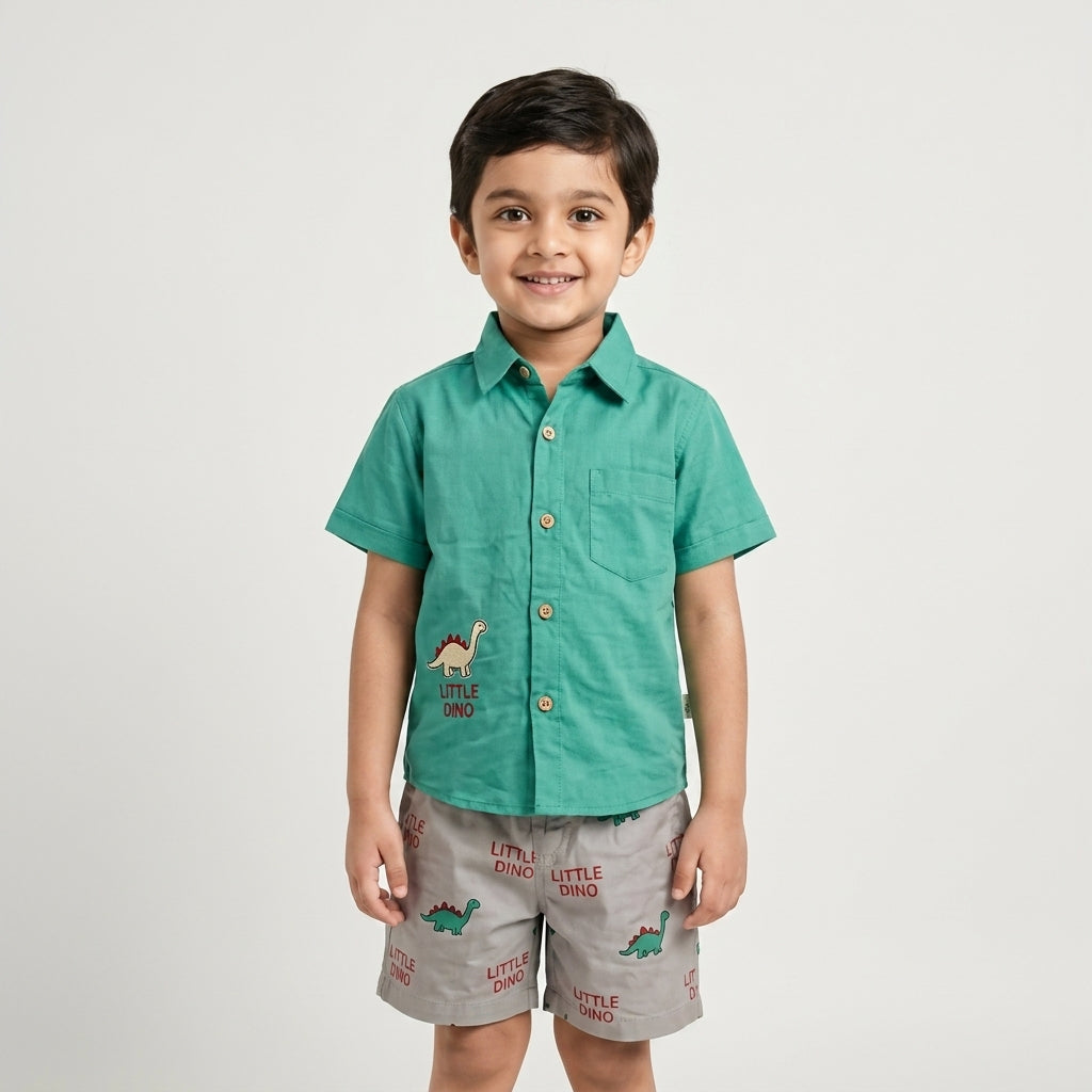 Little Dinosaur ShortSet