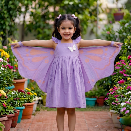 Butterfly Dress-Purple
