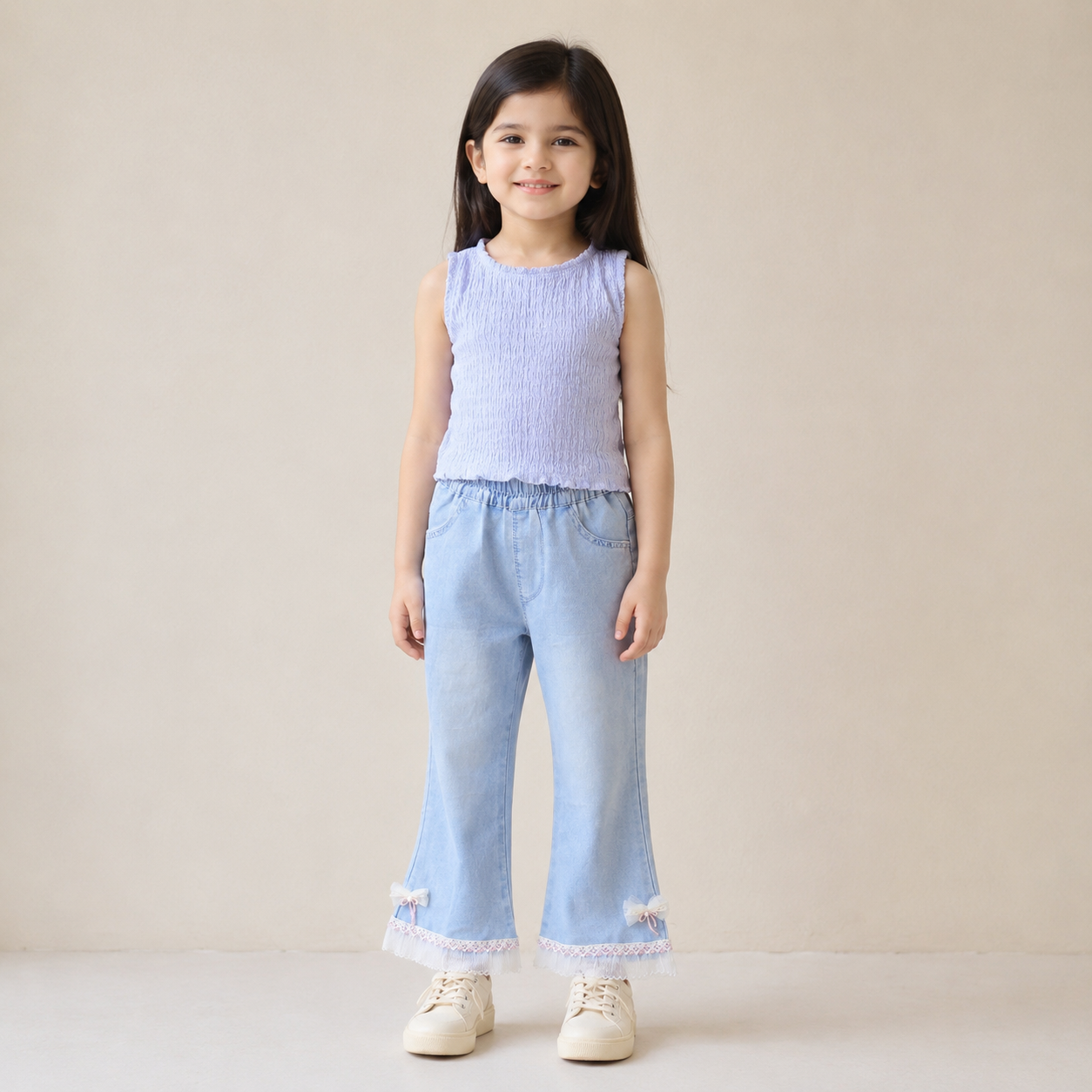 Jeans with Hanginglace