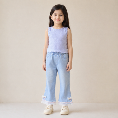 Jeans with Hanginglace