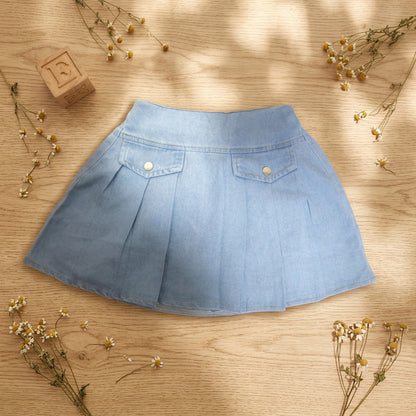 Double Pocket DenimSkirt