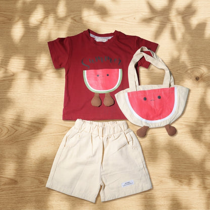 Watermelon Bag Shortset