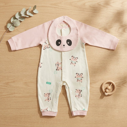 Pink Bib Romper