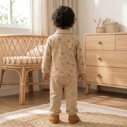 Collar Bear Biege 2piece Set