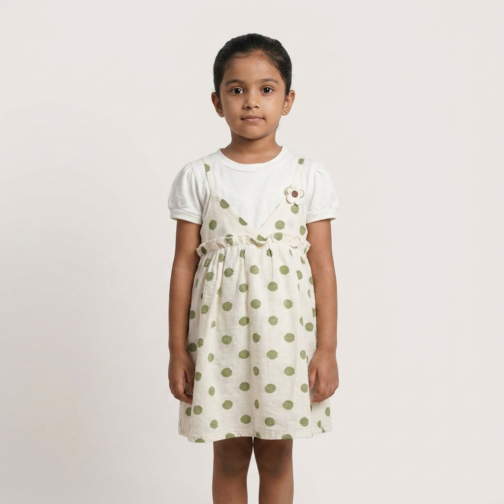Green Polka Dress