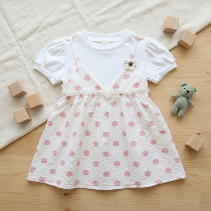 Pink Polka Dress