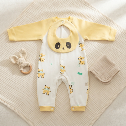 Yellow Bib Romper