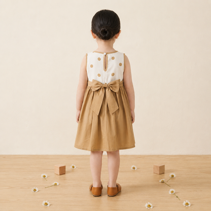 Brown Polka Dot Dress