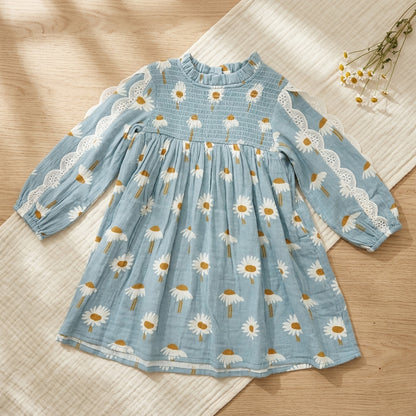 Sunflower Mul Full Sleeves Dress