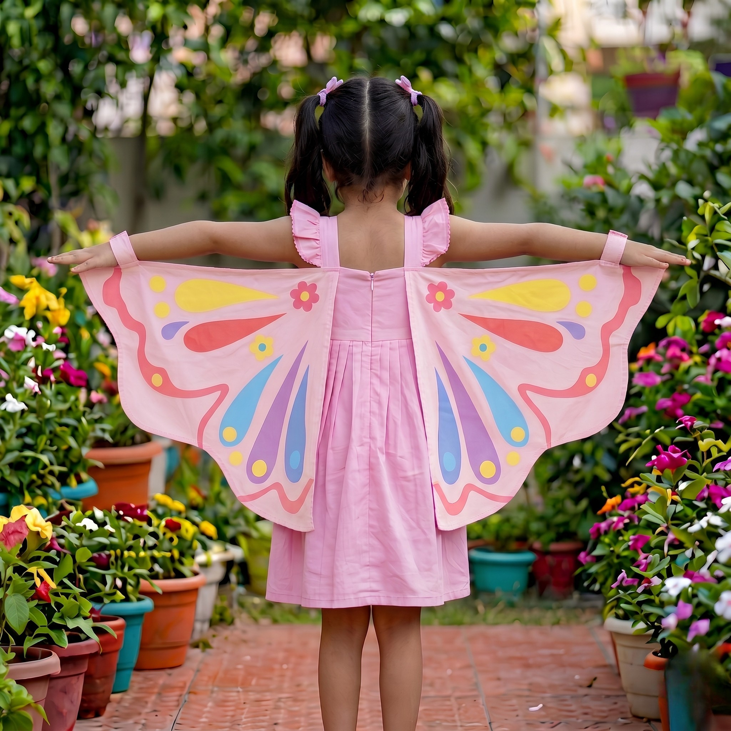 Butterfly Dress-Pink