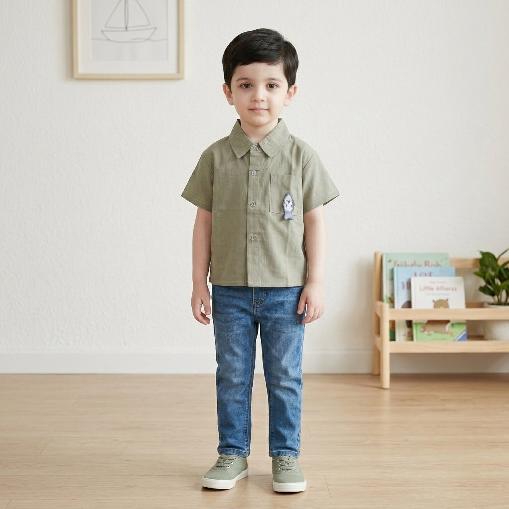 Green Shark Shirt