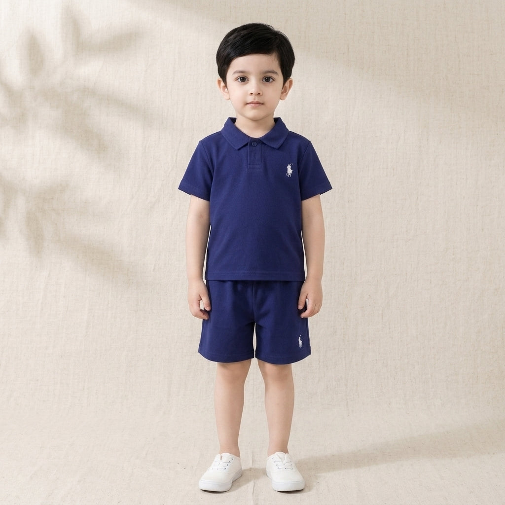PoloNavyBlue Shortset