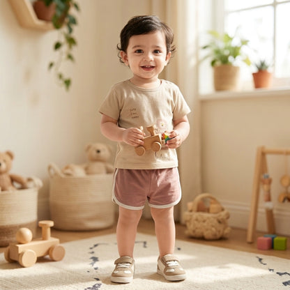 Lion Pink 2piece Shorts set