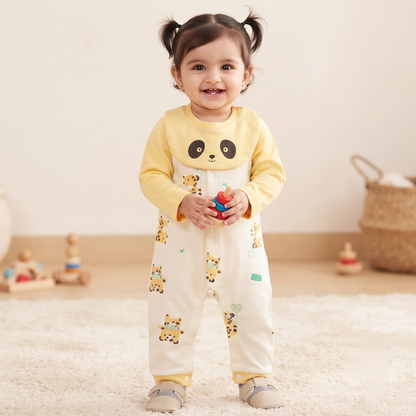 Yellow Bib Romper