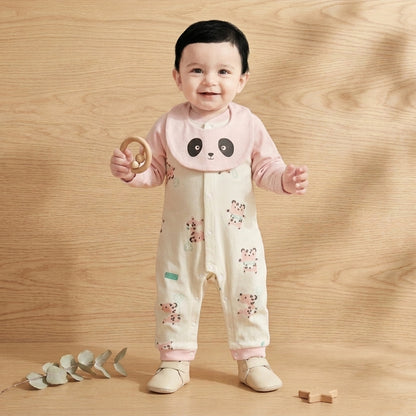 Pink Bib Romper