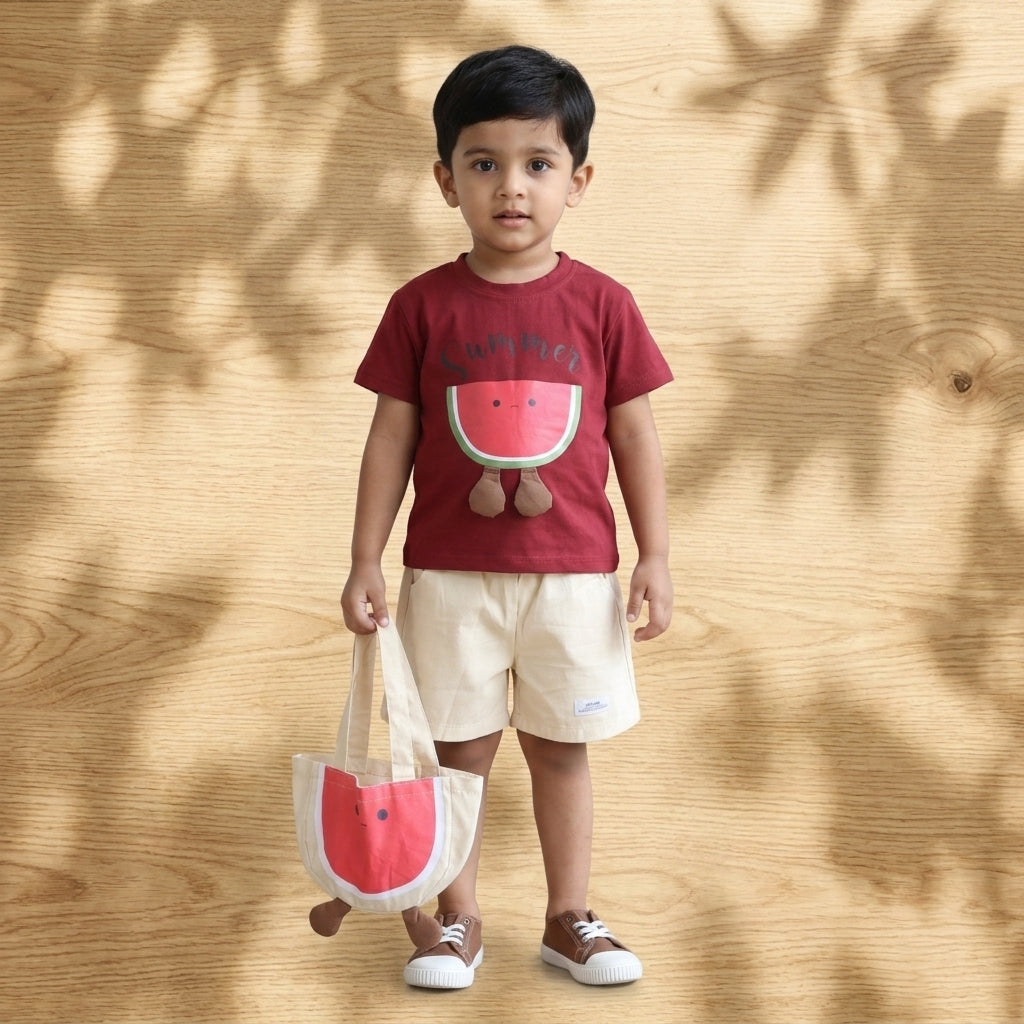 Watermelon Bag Shortset