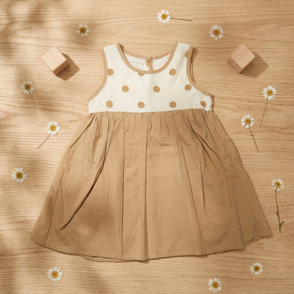 Brown Polka Dot Dress