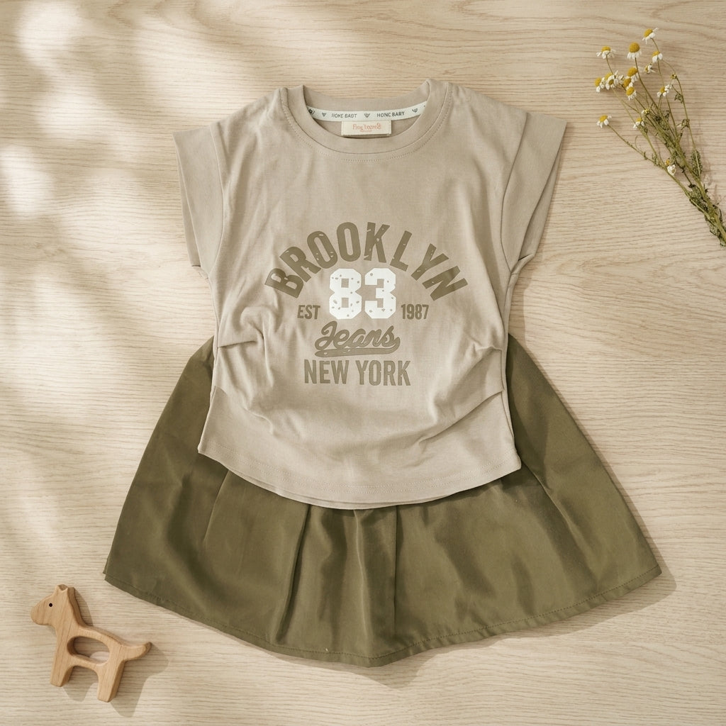 NY Brooklyn Skirt Set