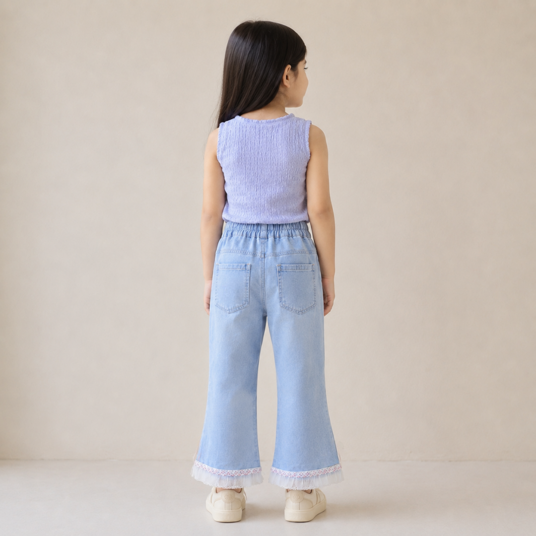 Jeans with Hanginglace