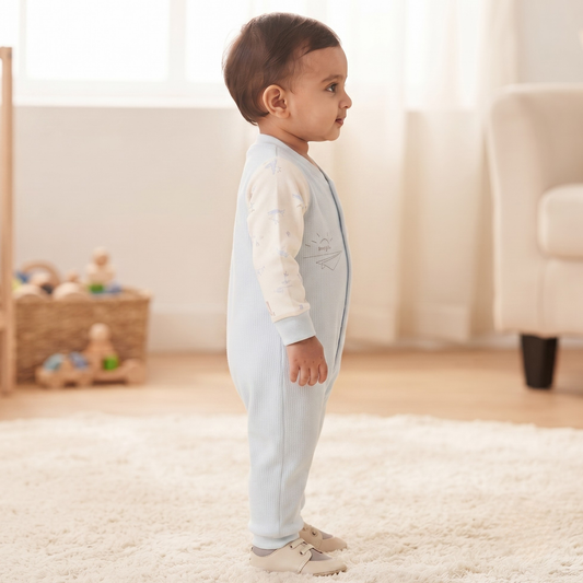 Sunlight Blue Romper