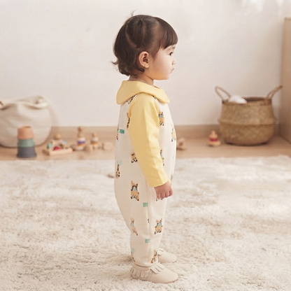 Yellow Bib Romper