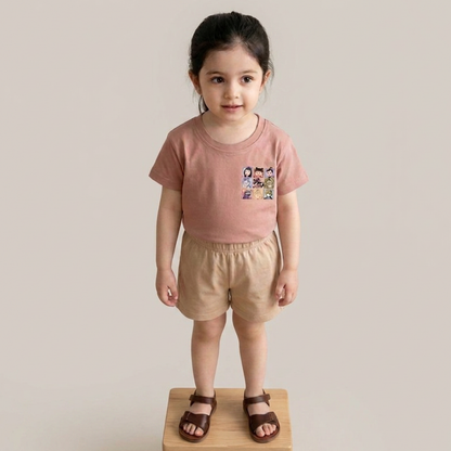 Pink Cartoon Tshirt