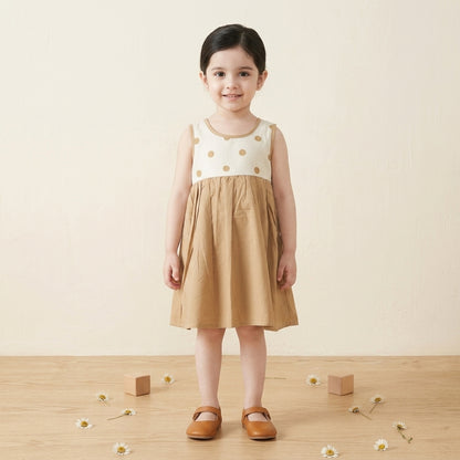 Brown Polka Dot Dress