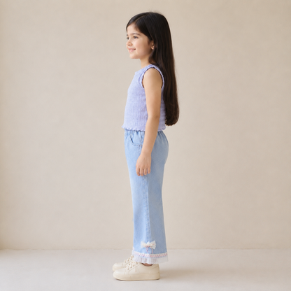 Jeans with Hanginglace
