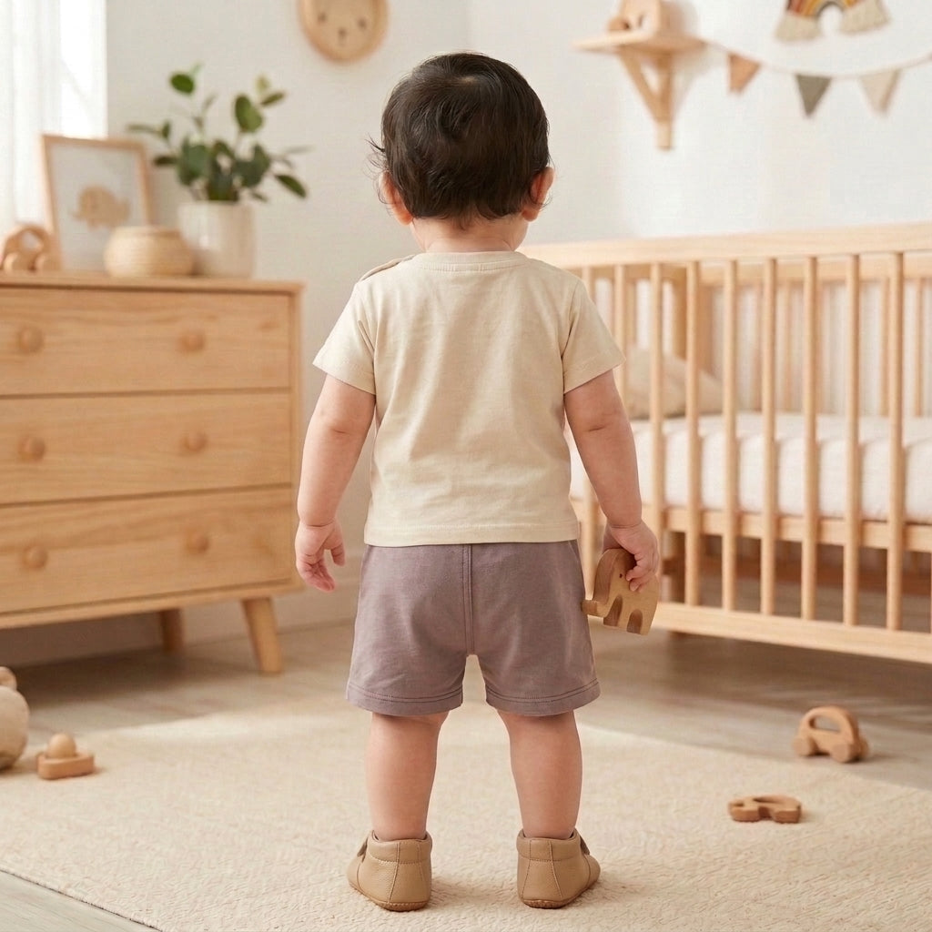 Elephant Grey 2piece Shorts set