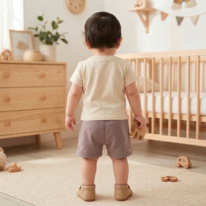 Elephant Grey 2piece Shorts set