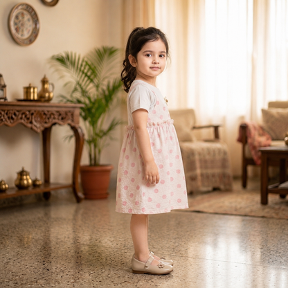 Pink Polka Dress