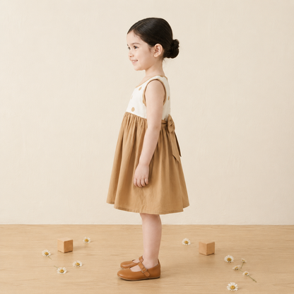 Brown Polka Dot Dress