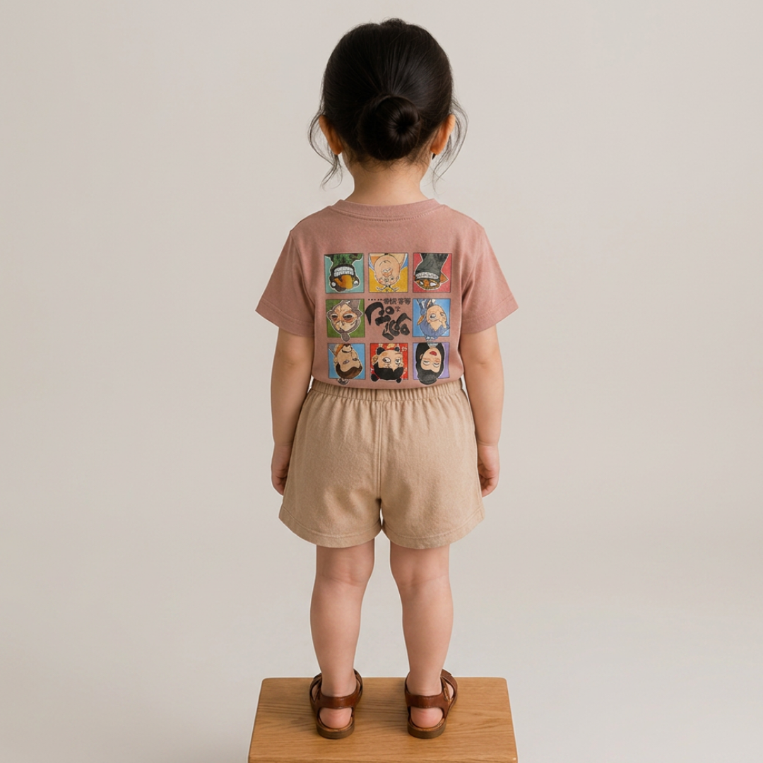 Pink Cartoon Tshirt