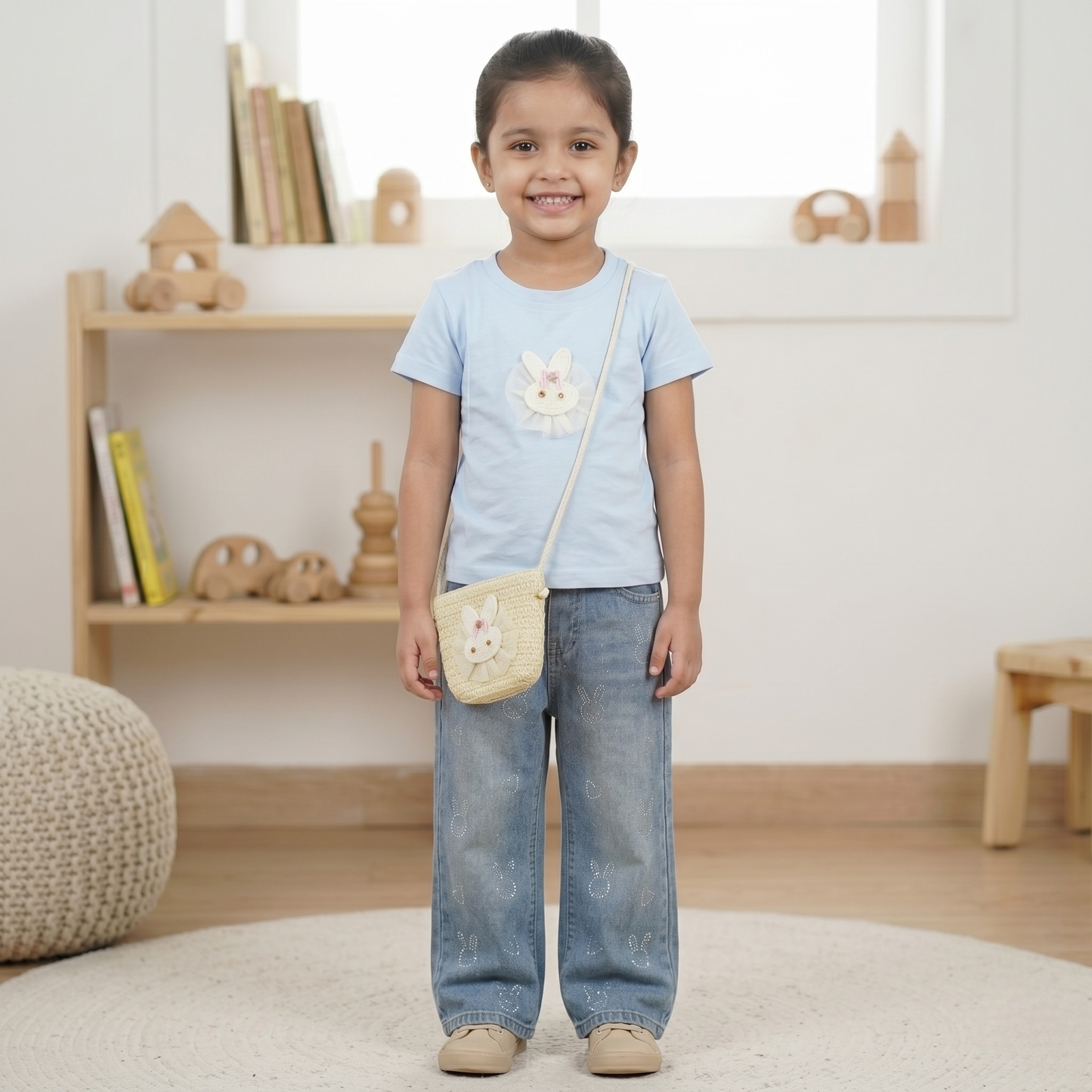 Bunny Full JeanSet with Bag
