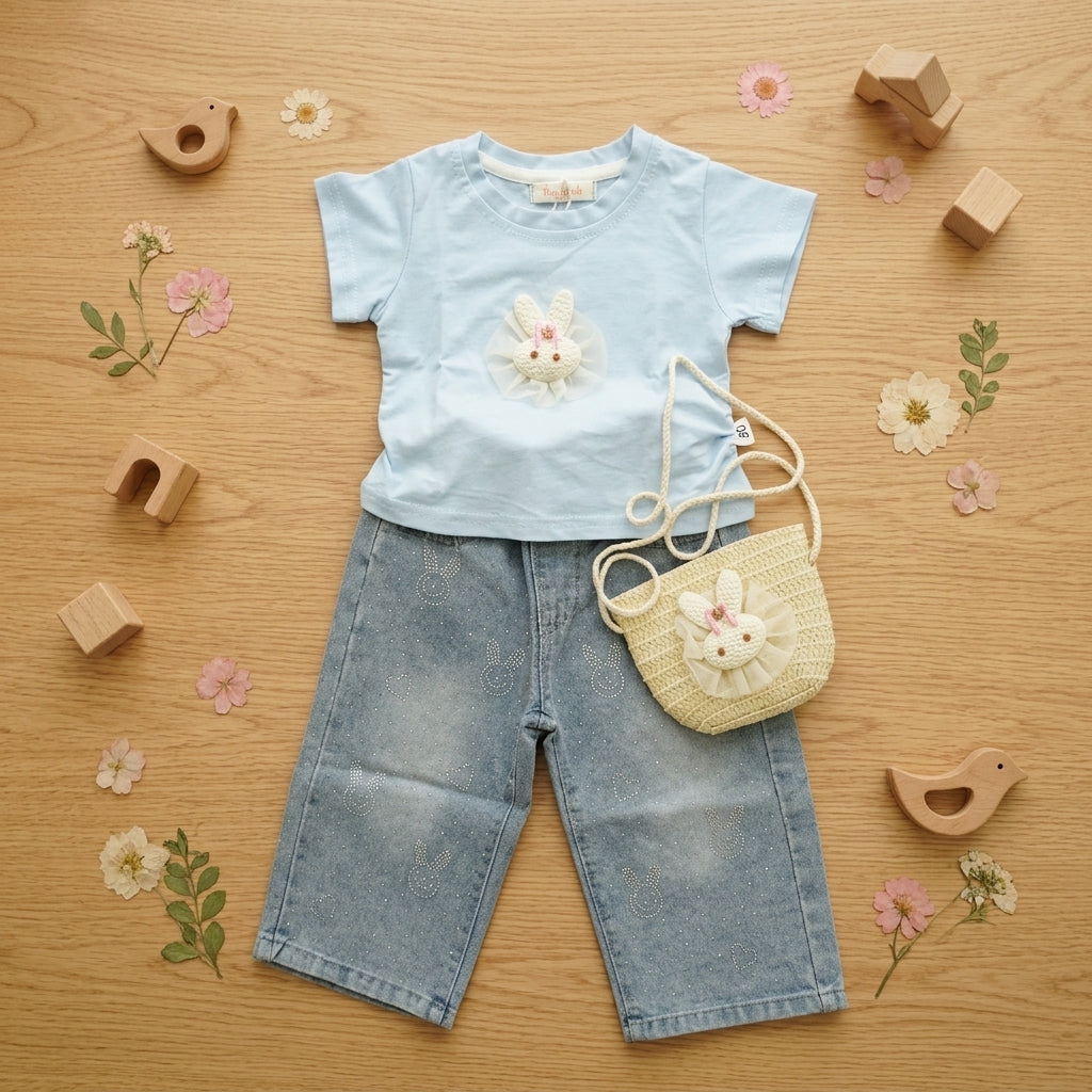 Bunny Full JeanSet with Bag