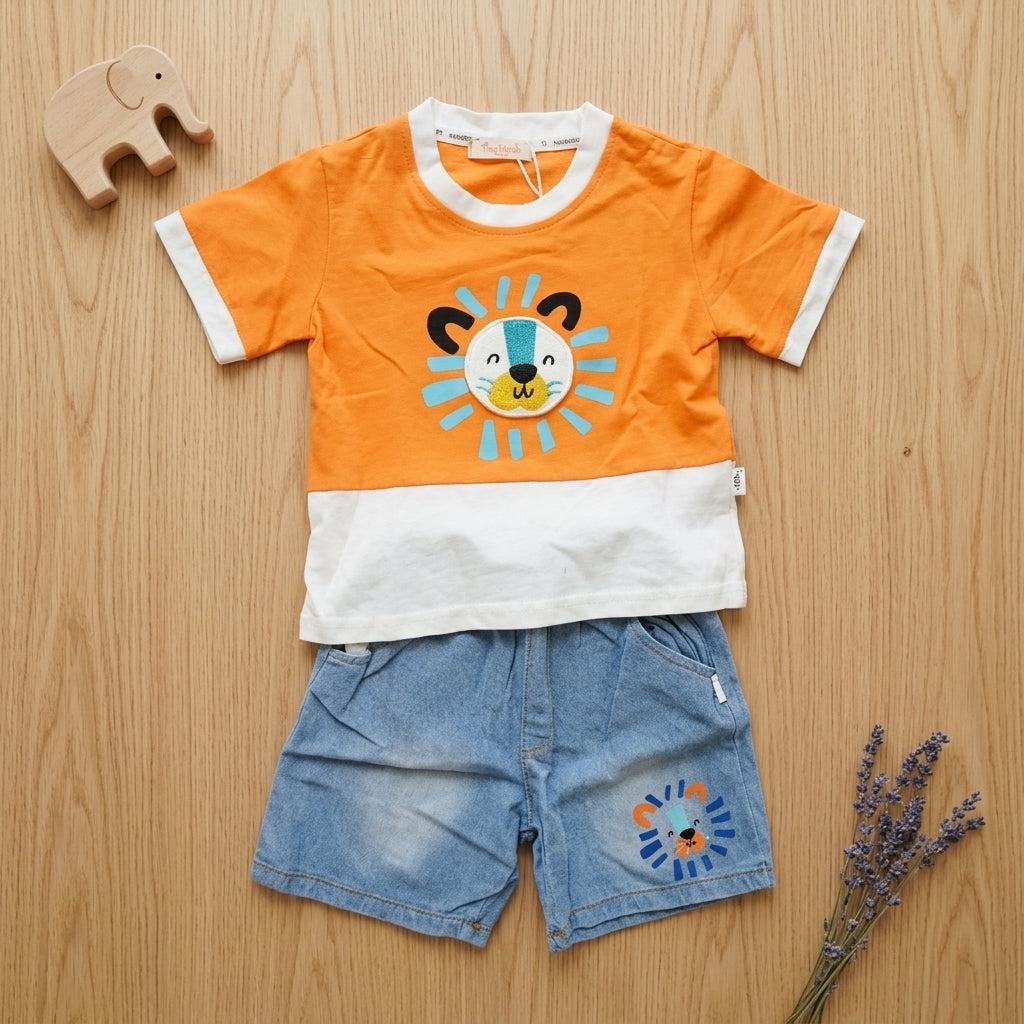 3D Lion ShortSet