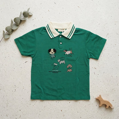 Happy Dog collar Tshirt